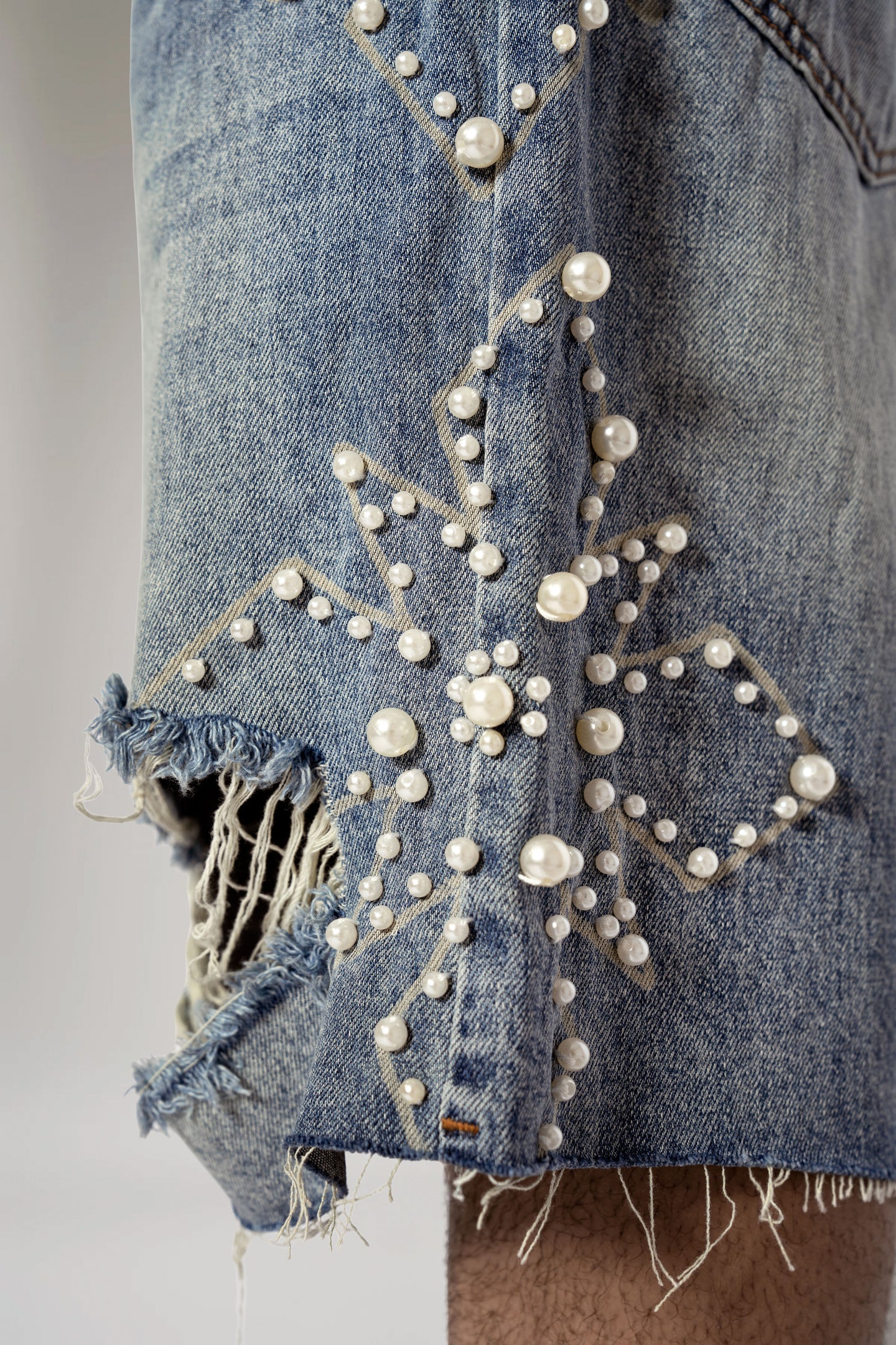 Pearl Denim Shorts