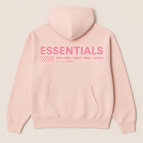 Pink Basics Hoodie